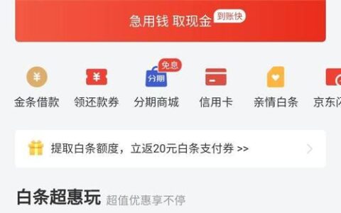 京东白条是什么？如何使用？