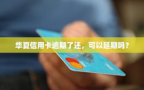 信用卡可以申请延期还款吗？