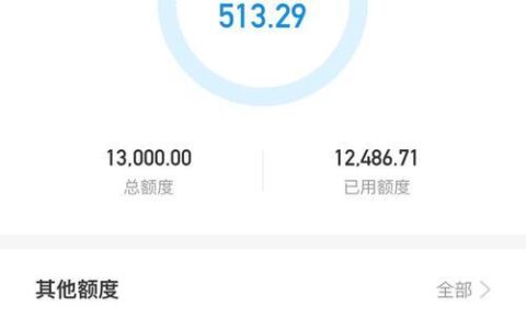 可用额度-500什么意思？