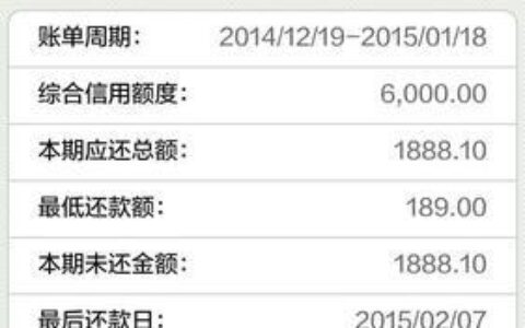 信用卡最低还款额是什么意思？