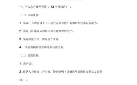 小额贷款需要什么条件？