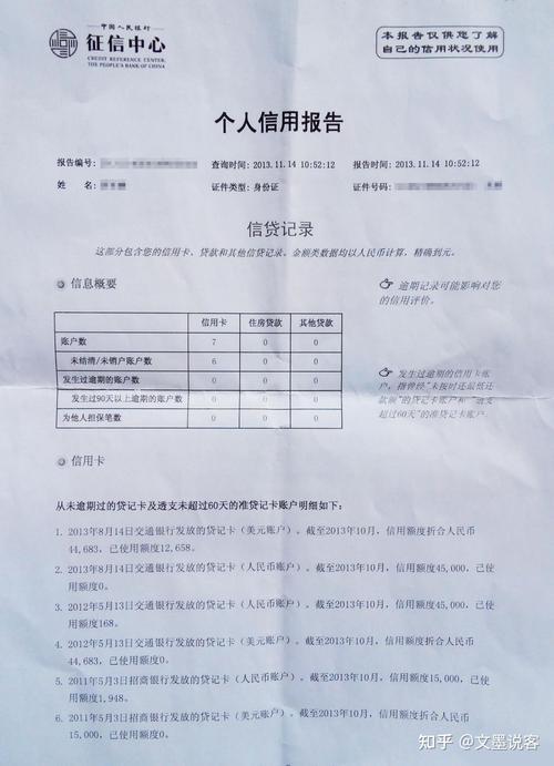 贷款征信主要查什么？