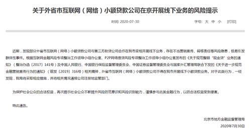 小额贷款公司风险：不容忽视的隐患
