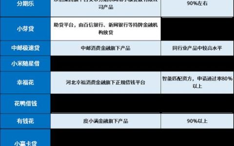 2024年最容易下款的贷款有哪些？