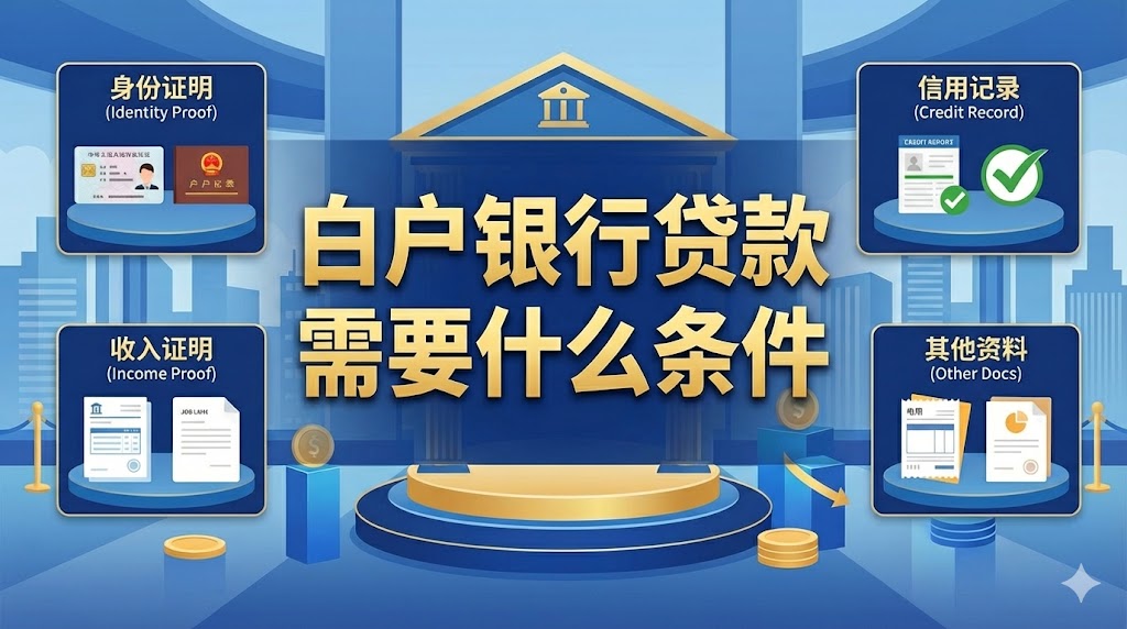 白户能从银行贷款吗？2026年征信白户申请条件与实用建议