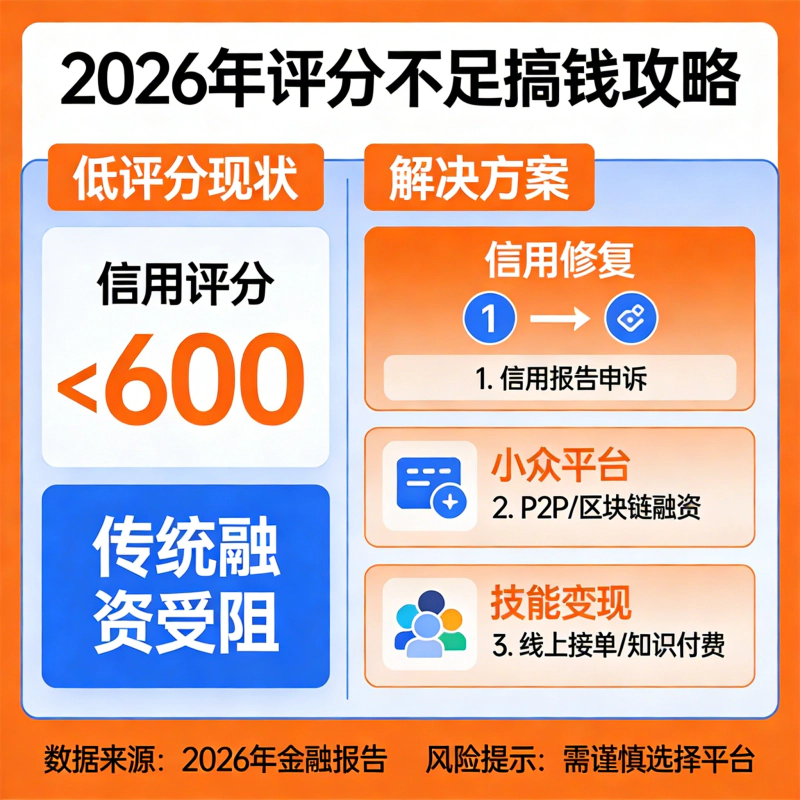 2026年评分不足还能搞到钱?别信那些“必下款”的鬼话,试试这几招实在的!