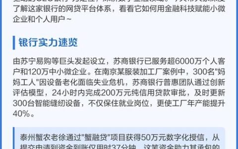 苏商银行是网贷？别被名字坑了，这其实是家正规银行