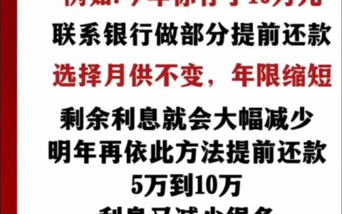 提前还房贷，到底是“真香”还是“大冤种”？2026年最新风向别踩坑